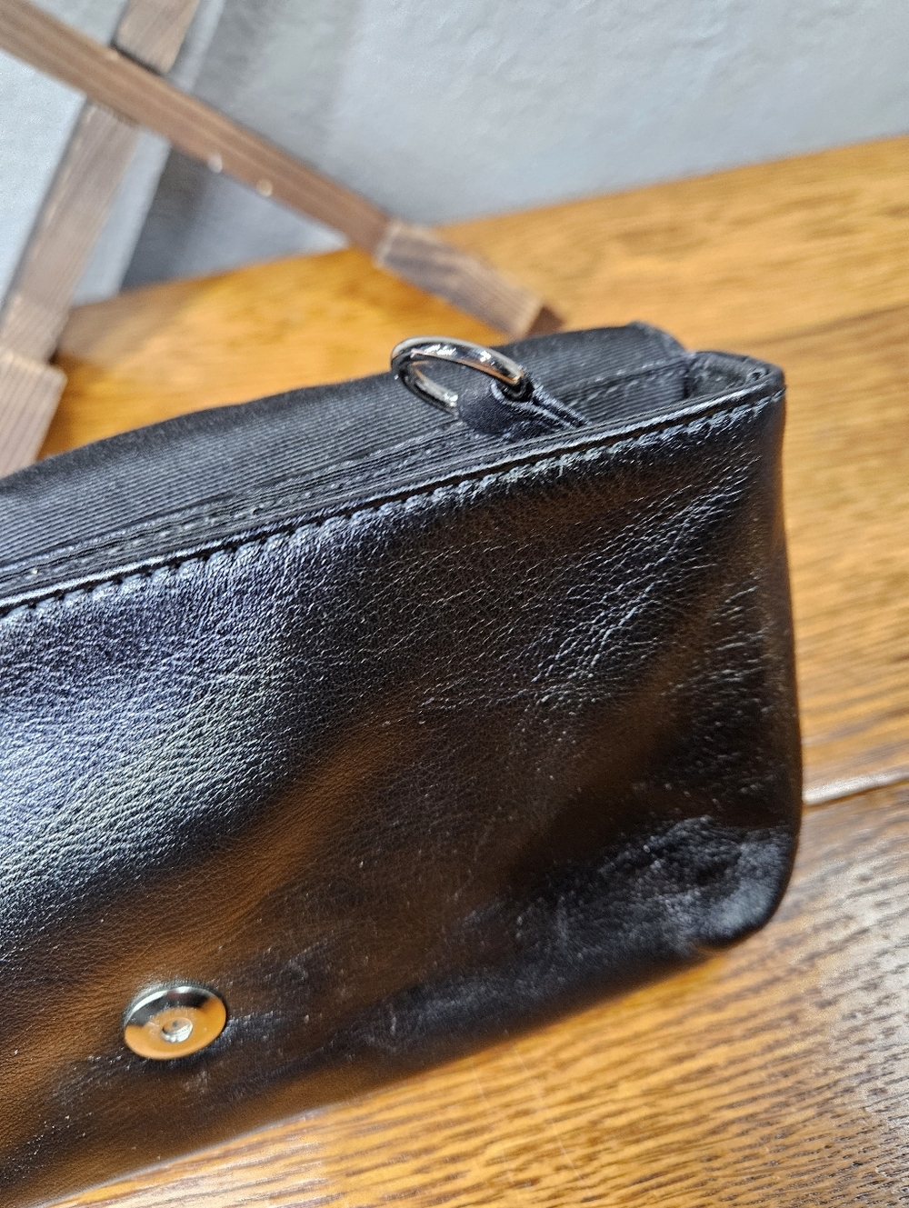 Coach Ashley Leather Wristlet Clurch - Picture 7 of 9